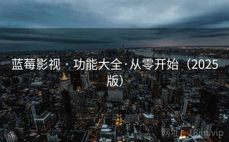 蓝莓影视 · 功能大全·从零开始（2025版）
